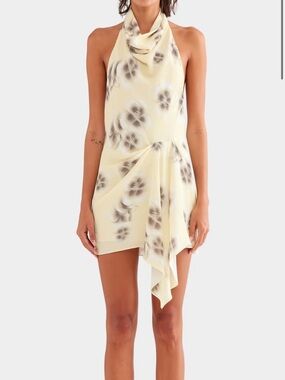 Venroy Yellow Mini Dress